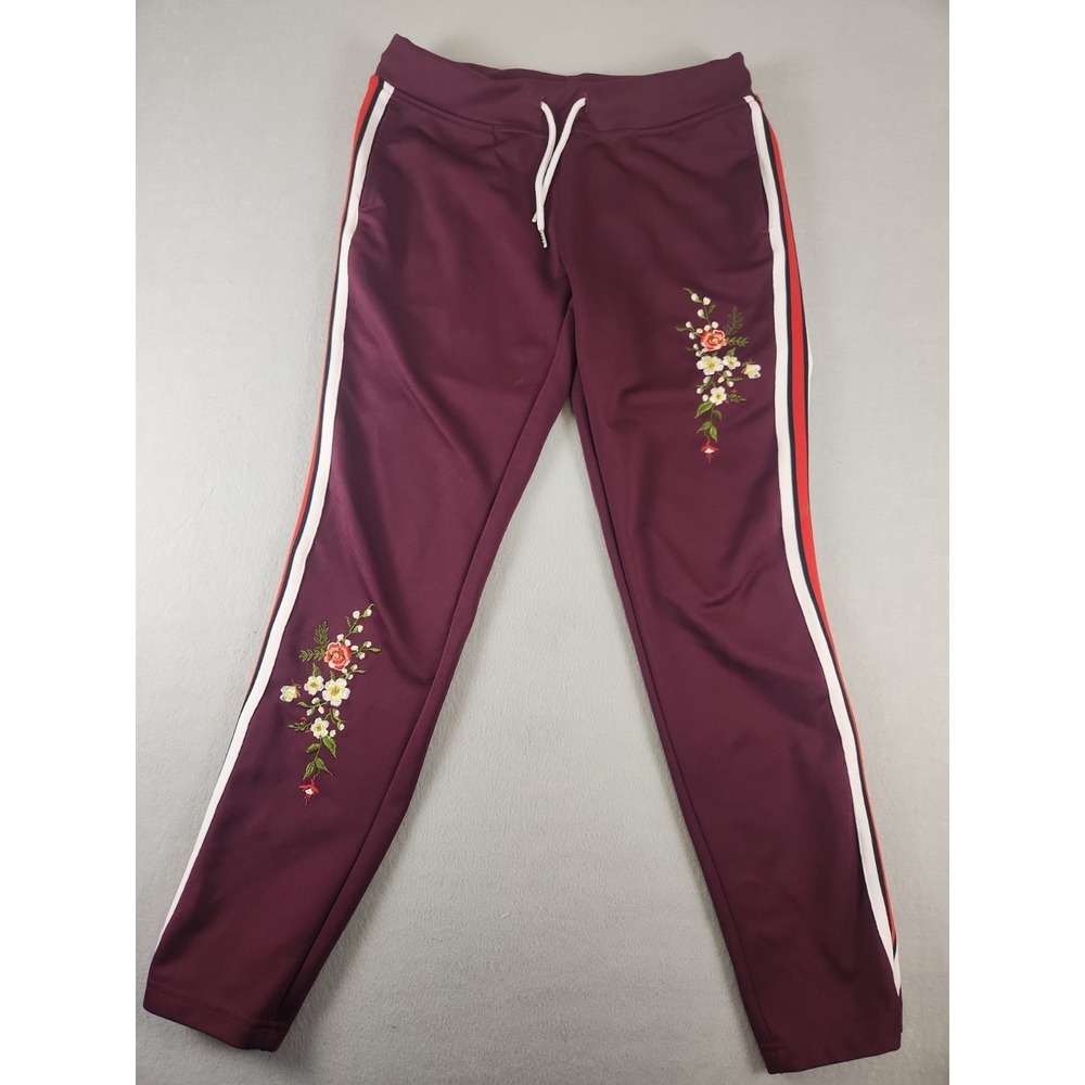 SOUTHPOLE Junior Womans Jogger pants with Pockets L Drawstring Floral